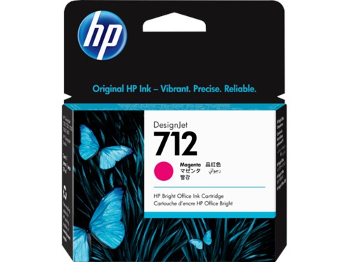 [3ED68A] CRT HP 712 29-ml Magenta DesignJet Ink Cartridge