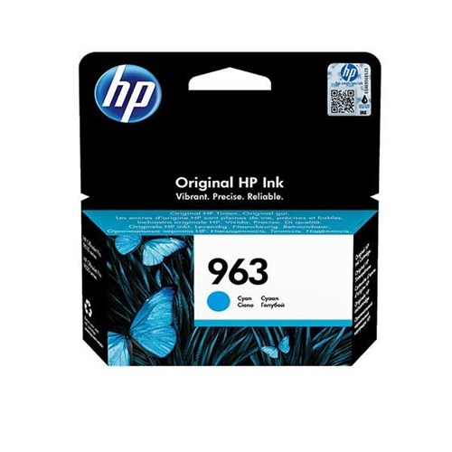 [3JA23AE/BGX] HP 963 - Cartouche encre Cyan - 10 ml - 700 pages - ( MC 50 )