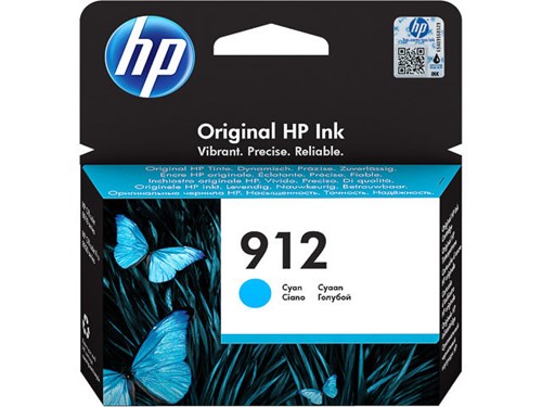 [3YL77AE/BGX] HP 912 - Cartouche encre Cyan - 315 pages