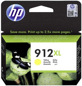 [3YL83AE/BGX] HP 912XL - Cartouche encre Jaune - 825 pages - ( MC60 )