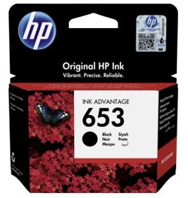 [3YM75AE/BHL] CRT HP 653 - encre Noir - (MC 60)
