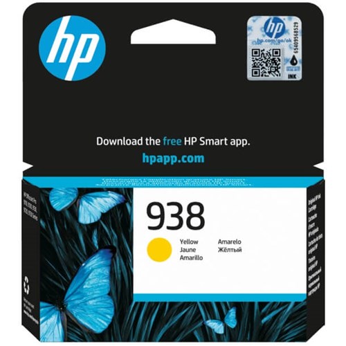 [4S6X7PE] CRT HP 938 Cartouche Encre Authentique Jaune - 800 pages