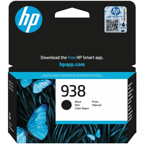 [4S6X8PE] CRT HP 938 Cartouche Encre Authentique Noir - 1 450 pages