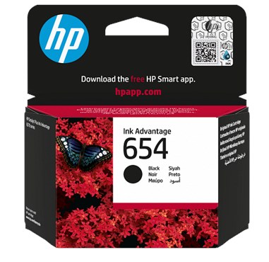 [7FP39UE/BHL] CRT 654 Black Original Ink Advantage Cartridge - (MC 60)