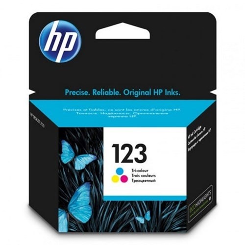 [F6V16AE] HP 123 - Cart 3 Couleurs - 100 p - (MC 60) - AFR Only Avaibility