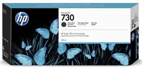 [P2V71A] HP 730 - 300 ml - haute capacité - noir mat - originale
