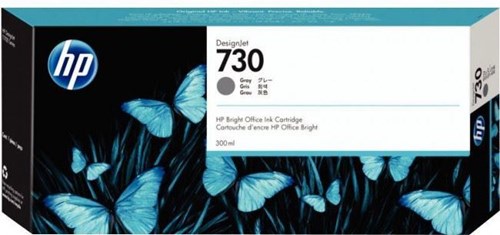 [P2V72A] HP 730 - 300 ml - haute capacité - gris - originale