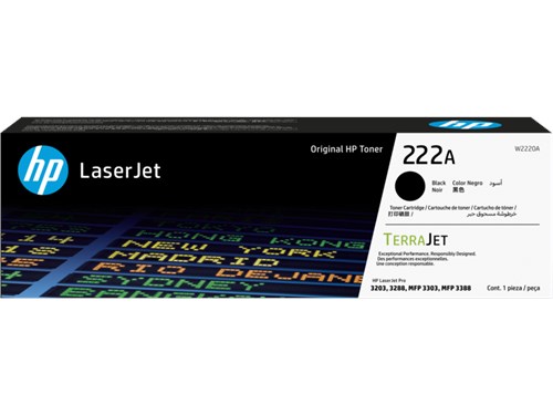 [W2220A] TONER HP 222A Noir 1300 pages - (Lay 24)